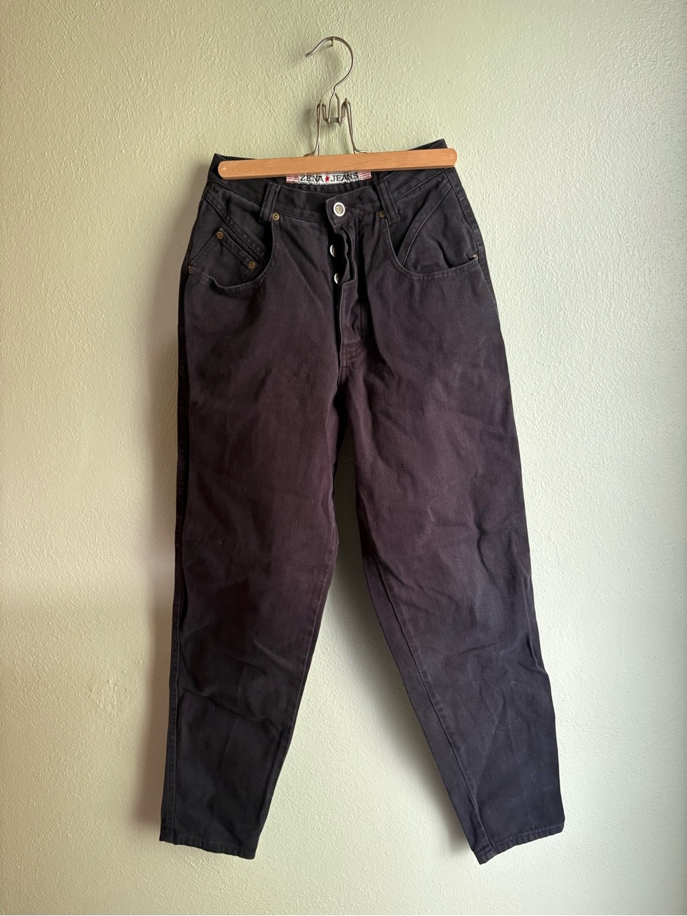 Women’s  Black Casual Twill Pants